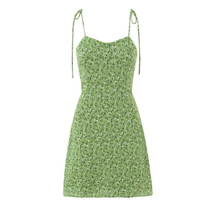 Nauwsluitende strapless jurk met bloemenprint en elastische rug