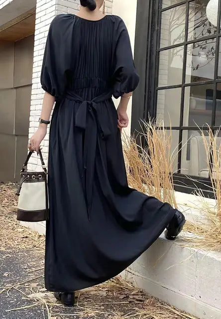 Summer new fat mm reversible loose slimming knee length plus size dress