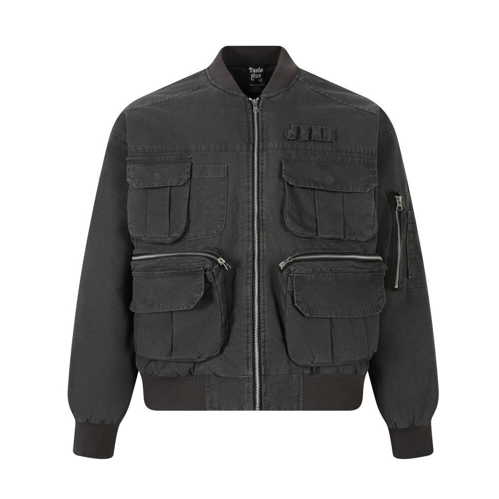 Katoenen jacket met zakken voor heren