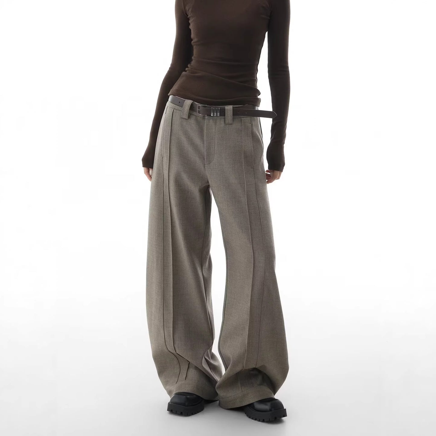 Vintage Design Oversized Drapey Casual Pants