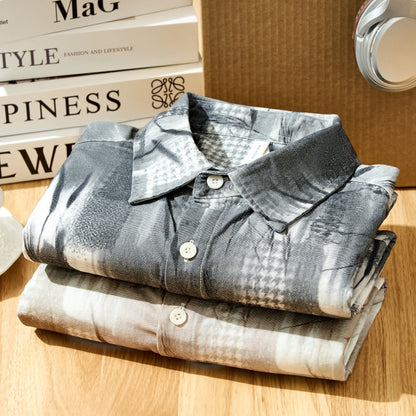 Long Sleeve  Printed Shirt top