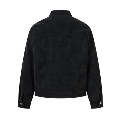 Leather jacket Harrington jacket for men