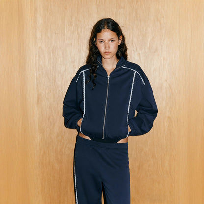 Sports pants set loose two-piece set