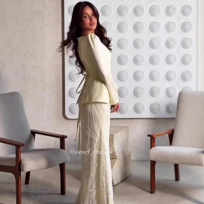 Elegant Long Sleeve Dress for Women  Autumn Fashion, Chic and Elegant Maxi Dress