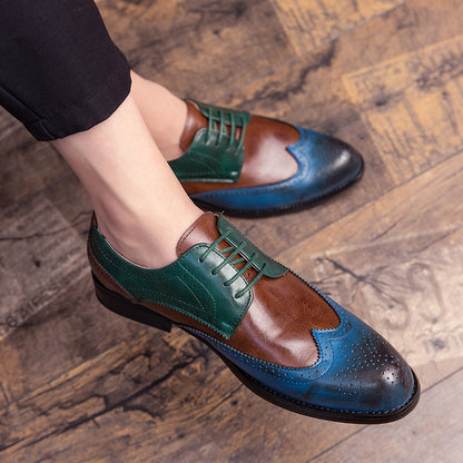 Men's Oxford Shoes Pointed Business Snake Shoes For Men Tassel Loafers Rubber Bottom Outdoor Flat Shoes Men Wedding Shoes