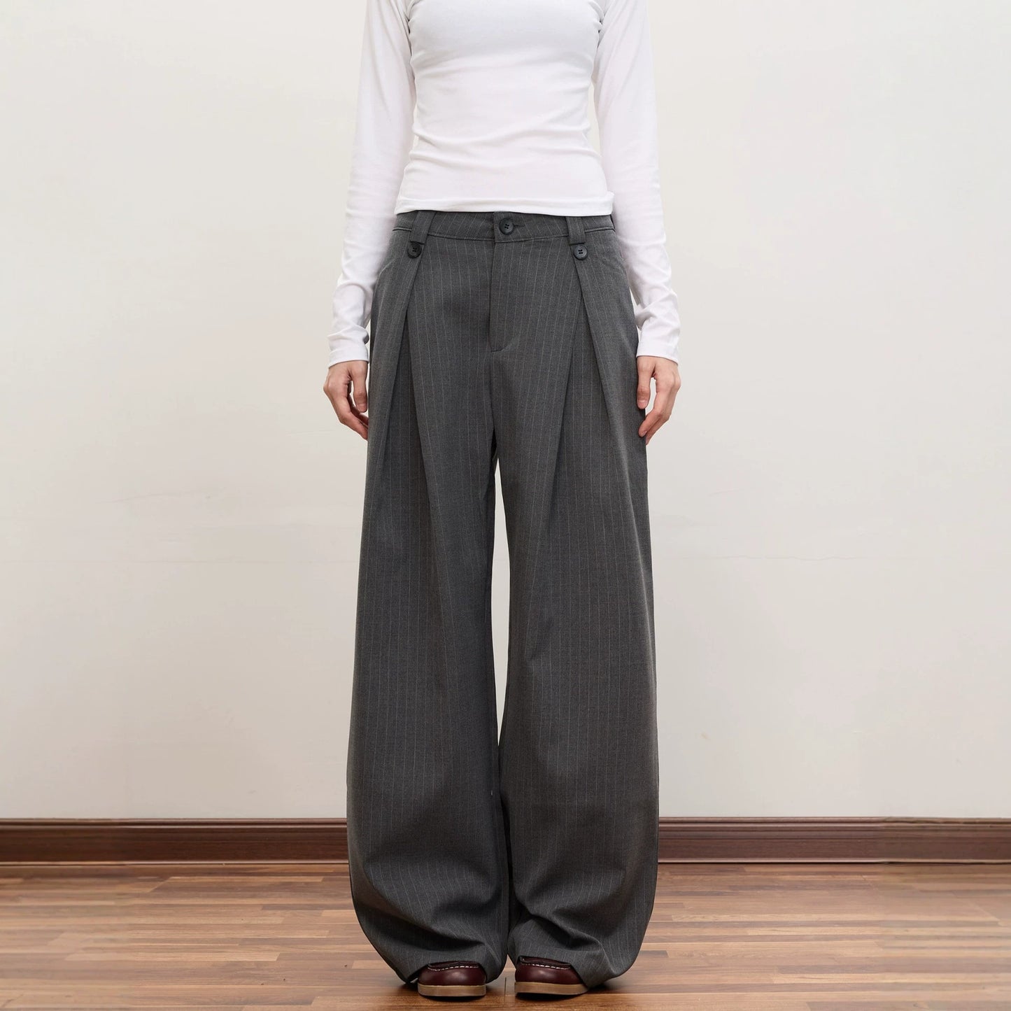 Casual Trousers Unisex Trendy Loose Versatile Wide Leg Pants