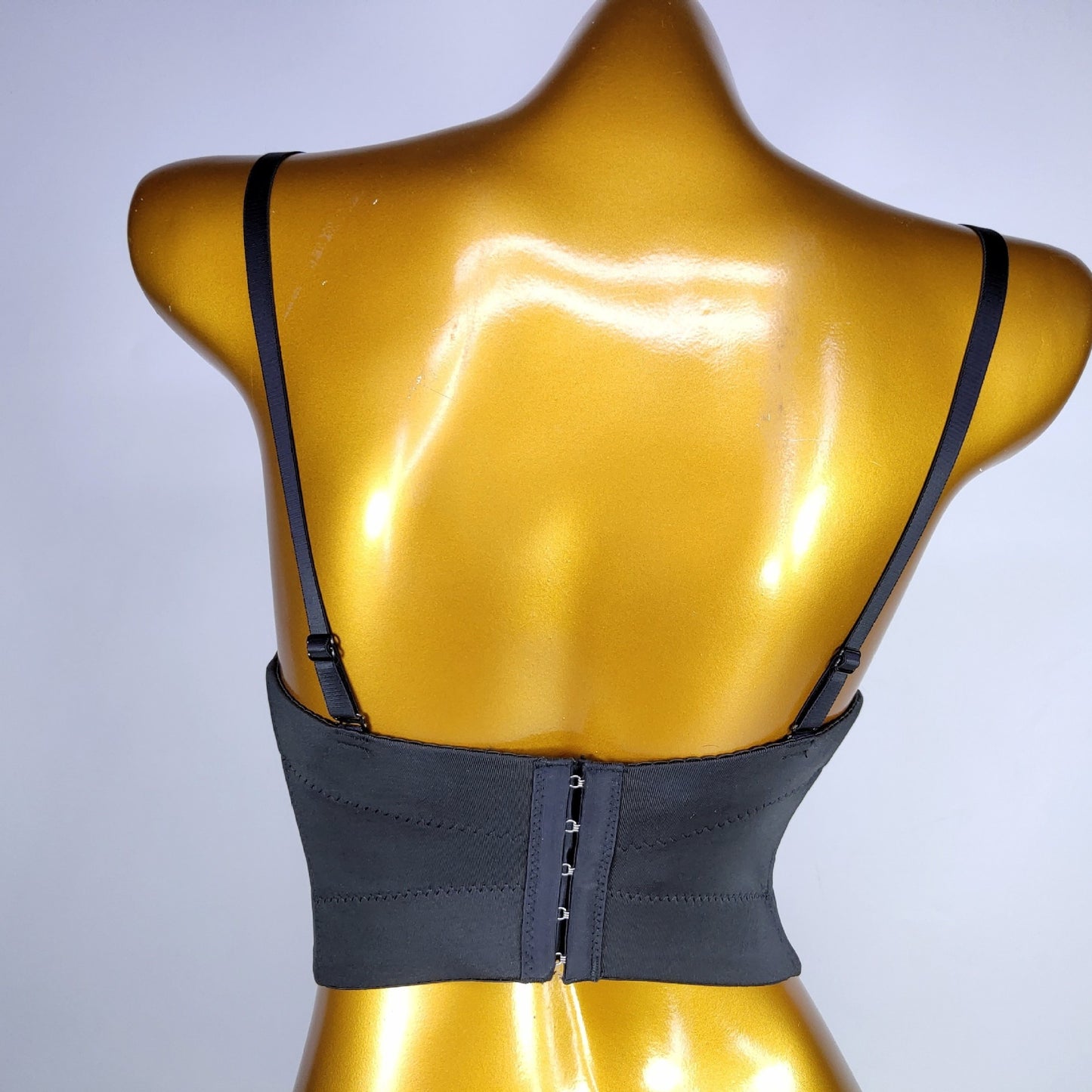 Handgemaakte strass kralen push-up bustier crop top