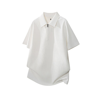 Flip Collar Men's Polo Shirt