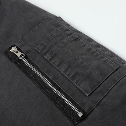 Katoenen jacket met zakken voor heren