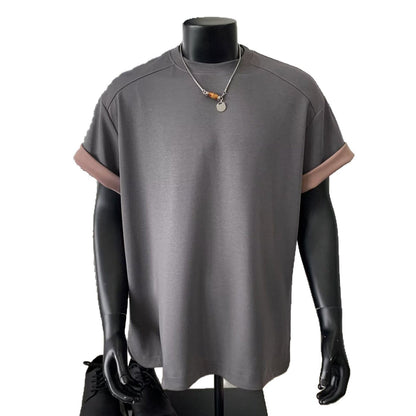 T-shirt met korte mouwen en ronde hals