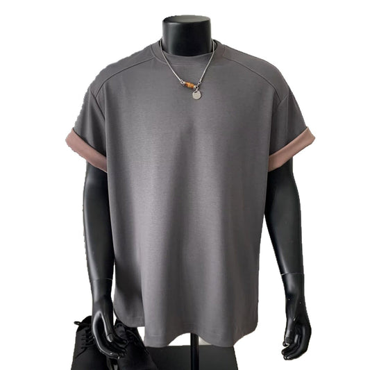T-shirt met korte mouwen en ronde hals