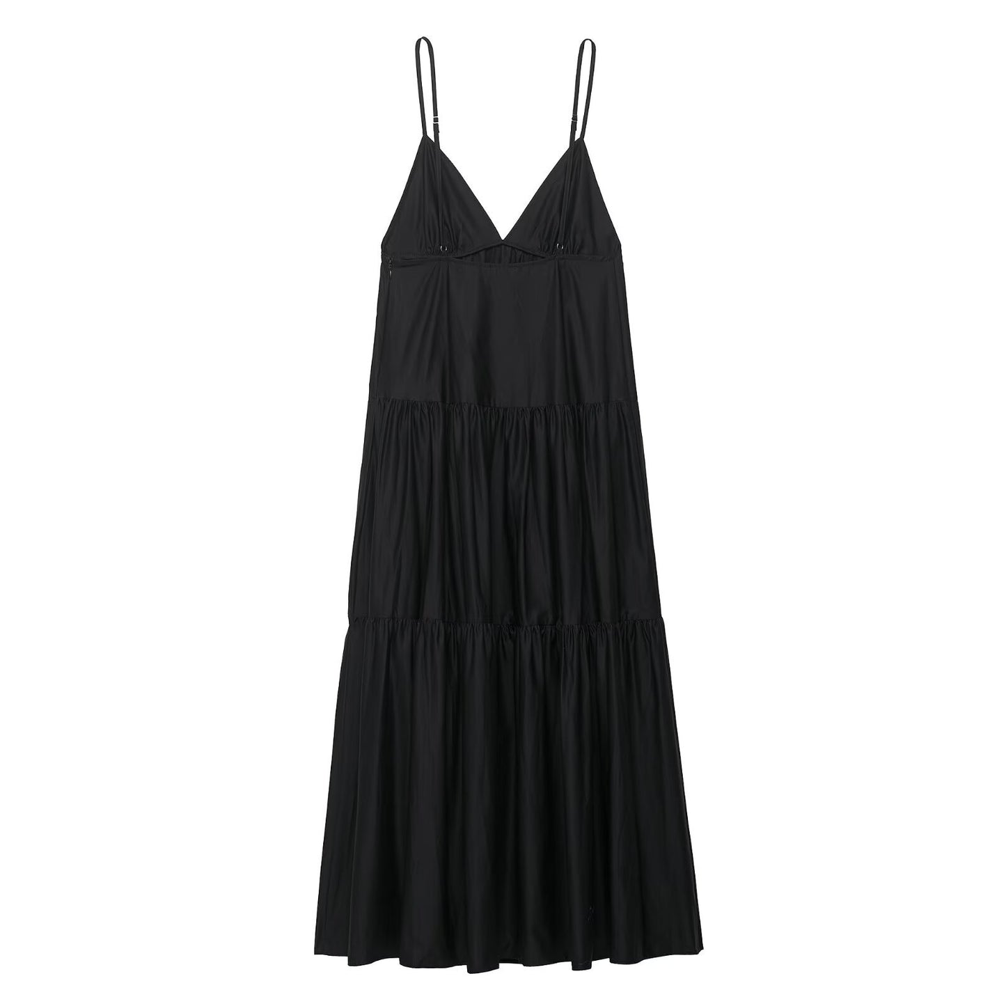 Splicing Midi Strap Dress