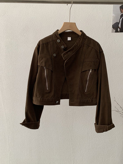 Casual Loose Denim Jacket Women's Fashion Versatile Trendy Coat