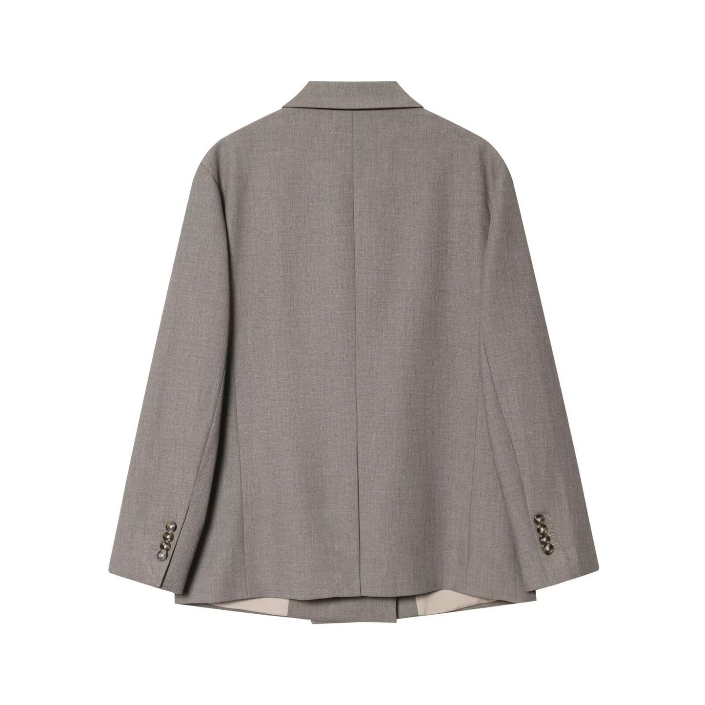 Dubbelknoops blazer met broek in forenzenstijl