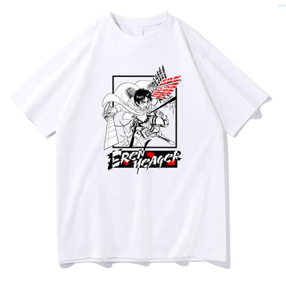 Attack on Titan Printed Short Sleeve Summer T-Shirt