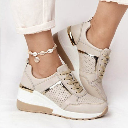 Europe and the United States large size sports new thick sole casual shoes strap mesh sports shoes
