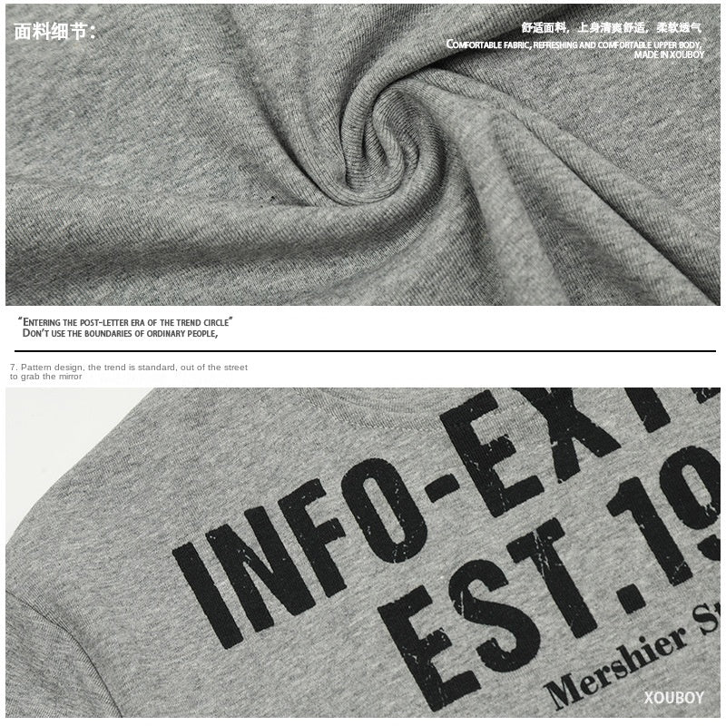 Short Sleeve T-Shirt Summer New Letter Print Casual Loose