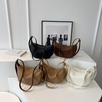 Underarm bag woven crossbody bag