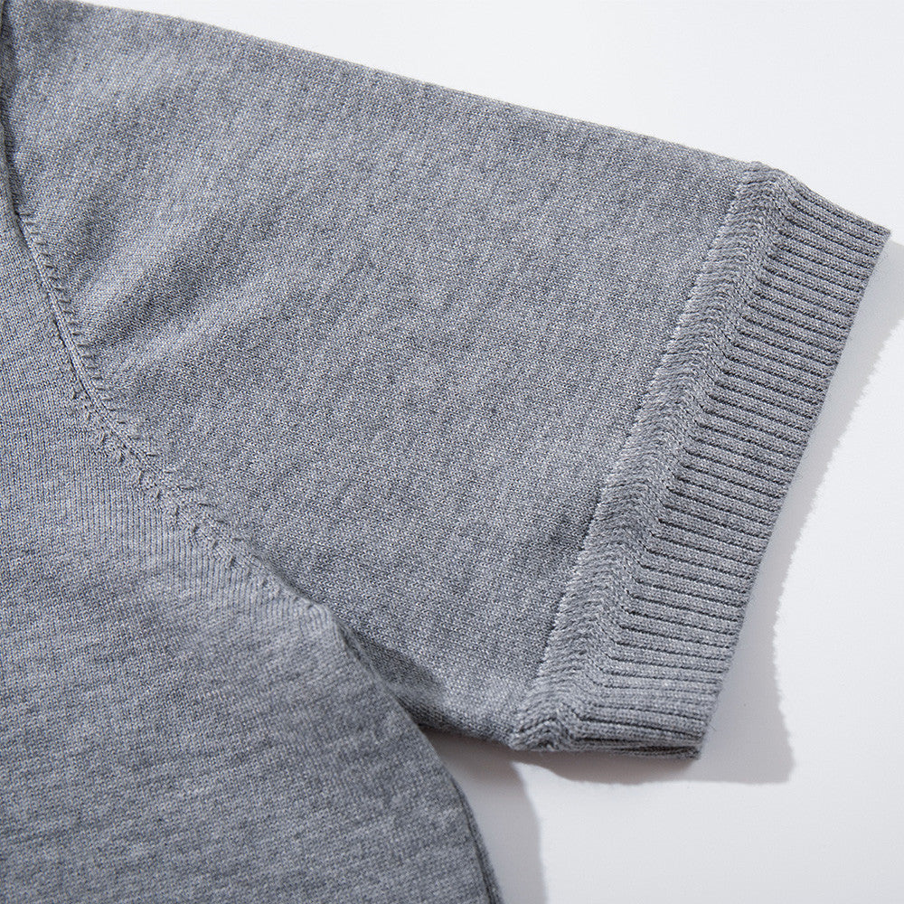 Eenvoudig poloshirt met korte mouwen