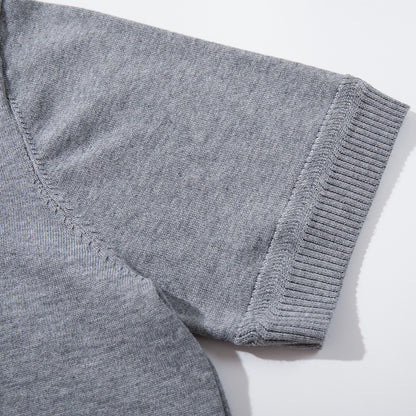 Eenvoudig poloshirt met korte mouwen