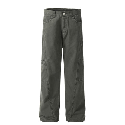 Wash water to make loose denim pants
