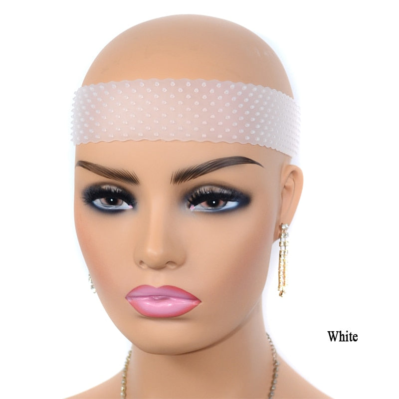 Siliconen wigband effen kleur antislip