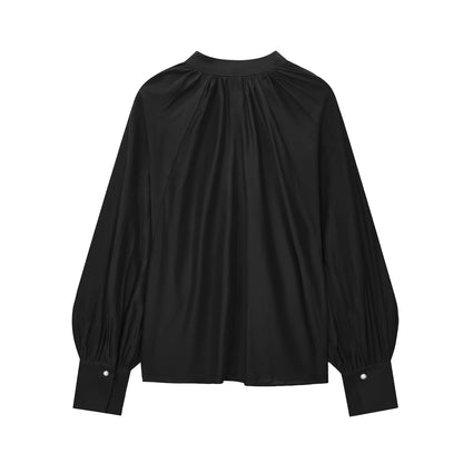 Lantern sleeve shirt top