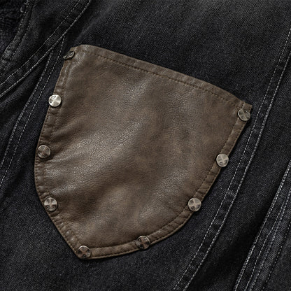 Cotton lined denim jacket