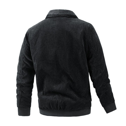 Men's casual jacket, double-sided, spring and autumn plus size men's jacket