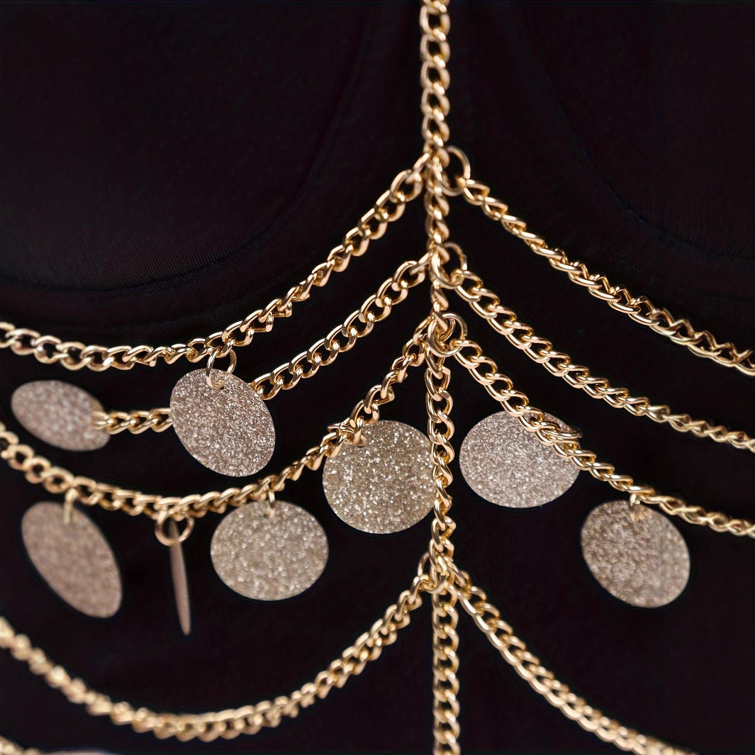 Sequined Strapless  with Tassel Detail for Women Summer Wear