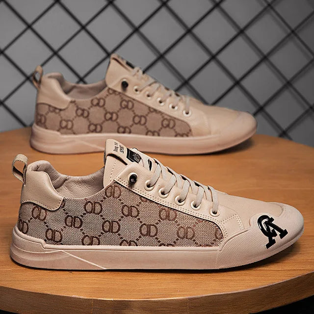 Heren casual boardschoenen met print
