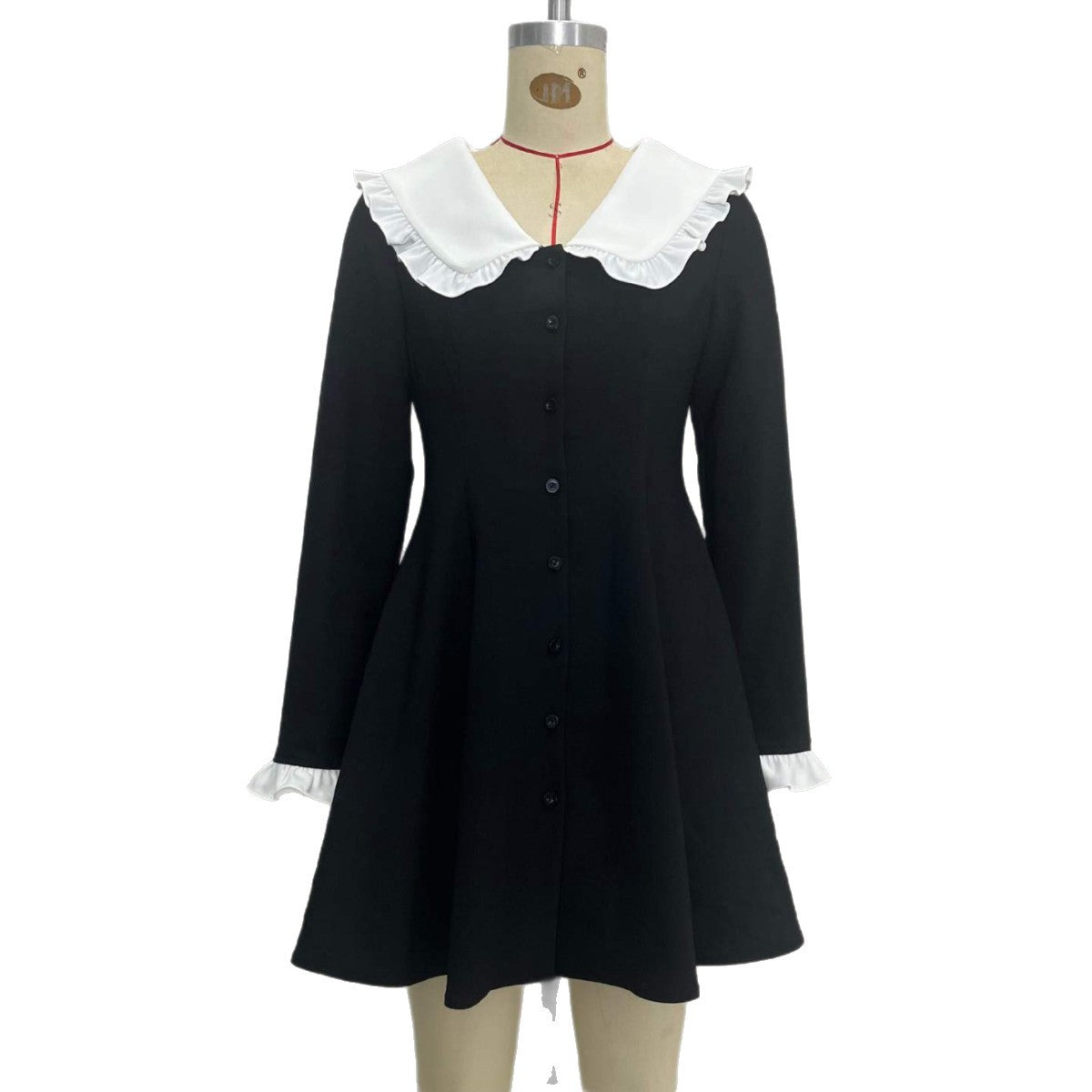 Women's pleated A-line dress