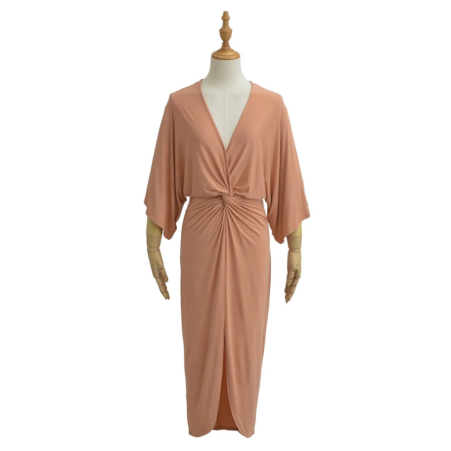 Bat sleeve dress