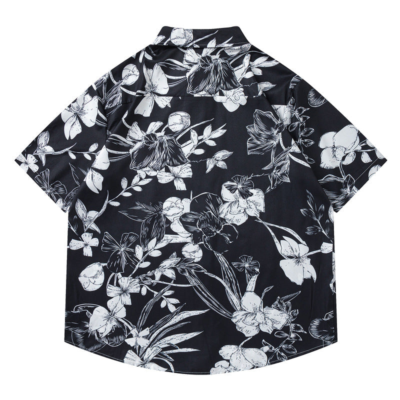 Men's  Sleeve Breathable Casual Handsome Short Sleeve Jacket Trendy