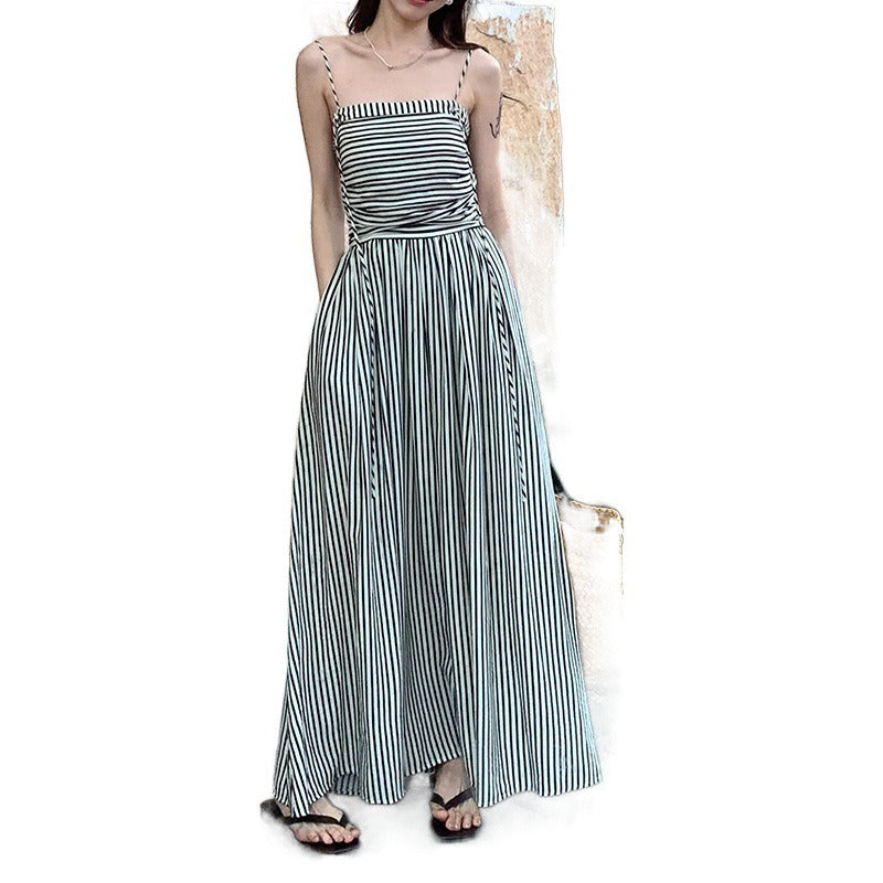 French Style Waist Wrap Bra Holiday Beach Skirt Summer Dress Children