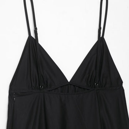 Splicing Midi Strap Dress