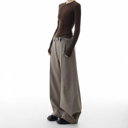 Vintage Design Oversized Drapey Casual Pants