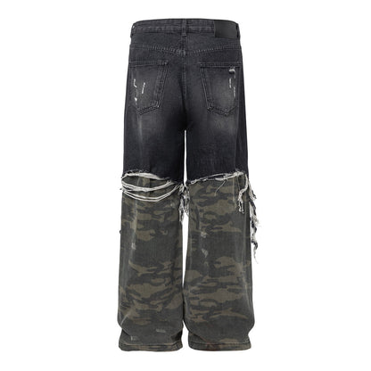 Fake two pairs of jeans