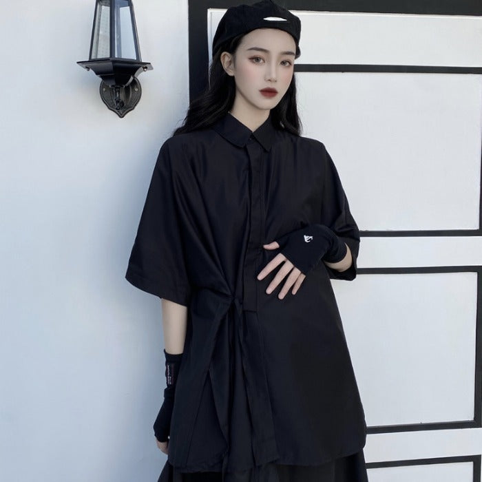 Summer new versatile short sleeved shirt t-shirt