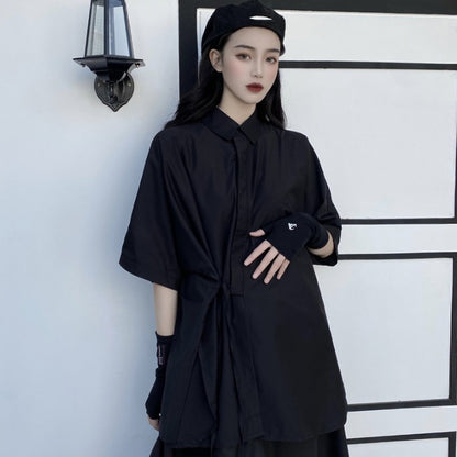 Summer new versatile short sleeved shirt t-shirt