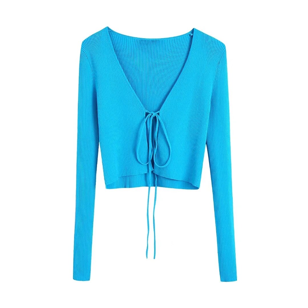 Ribgebreide vest/top/midi-rok of als 3-delige set