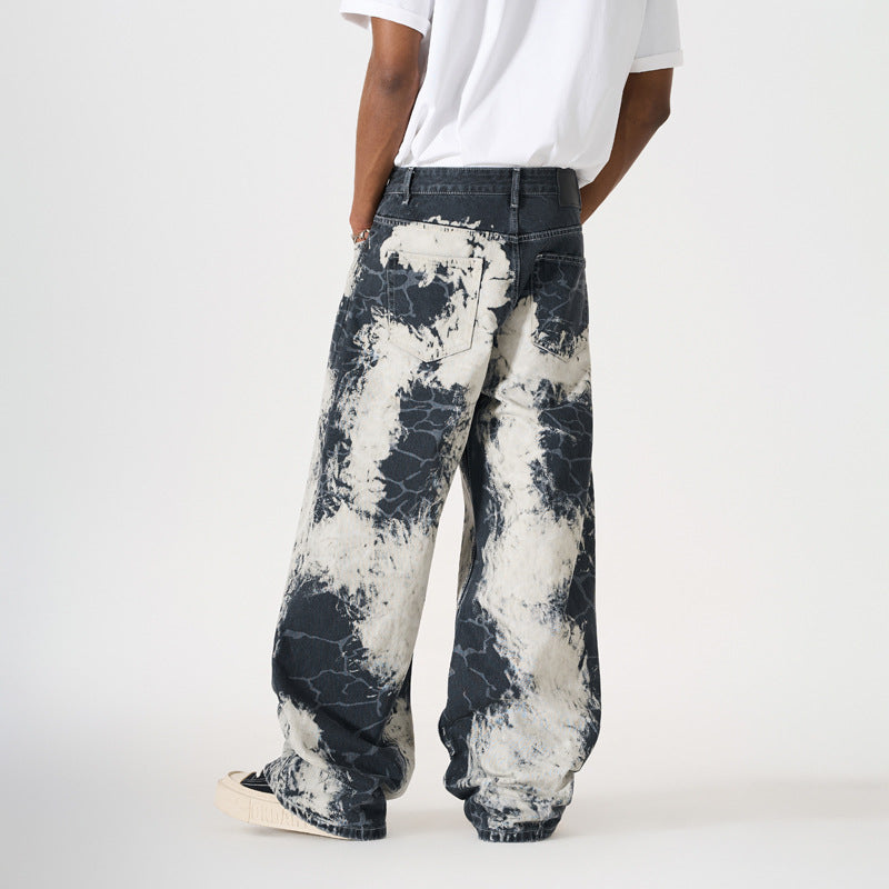 Oversized Fit, Trendy High-Street Straight Leg Pants