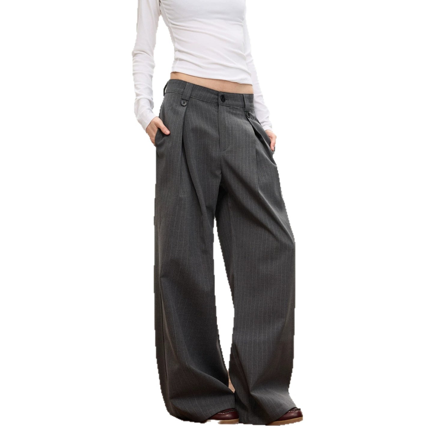 Casual Trousers Unisex Trendy Loose Versatile Wide Leg Pants