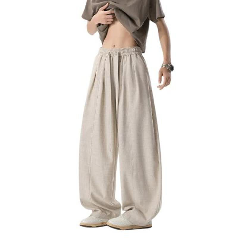 Lichtgewicht ademende rechte losse casual broek voor heren