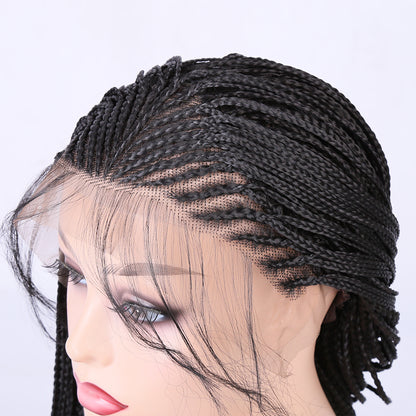 Lange synthetische pruik met gevlochten box braids