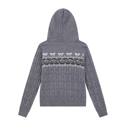 Getailleerd vest voor dames met capuchon  ritssluiting en bontkraag