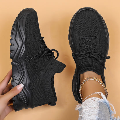 Ademende geweven sokkensneakers voor dames