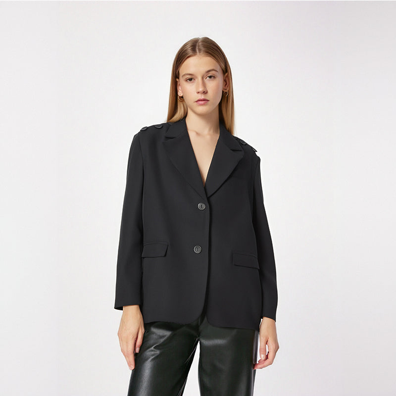 Oversized two top deconstructive high-end blazer