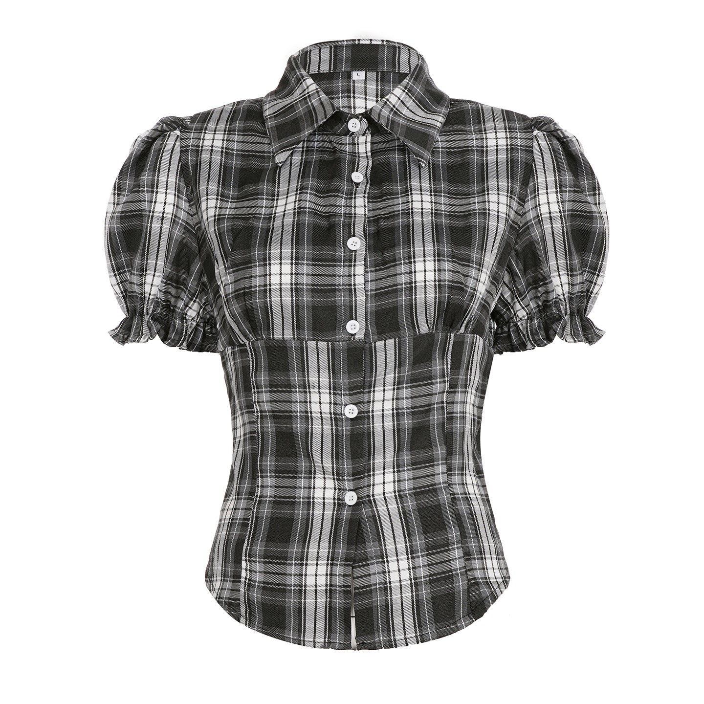 Bubble sleeve shirt top