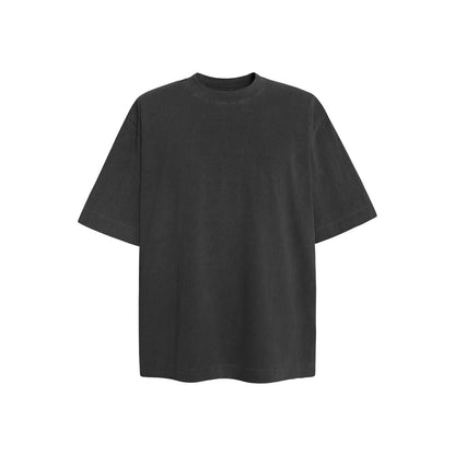 Simple solid color t-shirt short sleeved